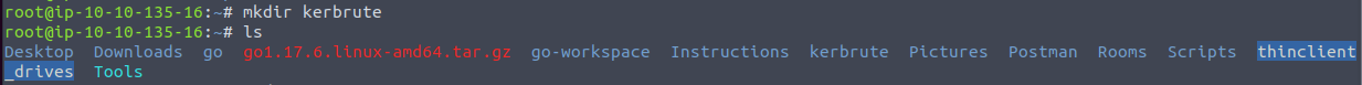 mkdir-kerbrute